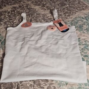 Shapermint Essentials White Scoop Neck Cami Women's Top